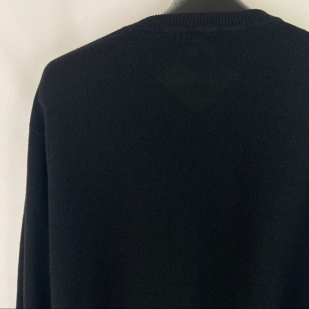 RETRO Diamond Pattern V-Neck Sweater XL - Picture 5 of 10
